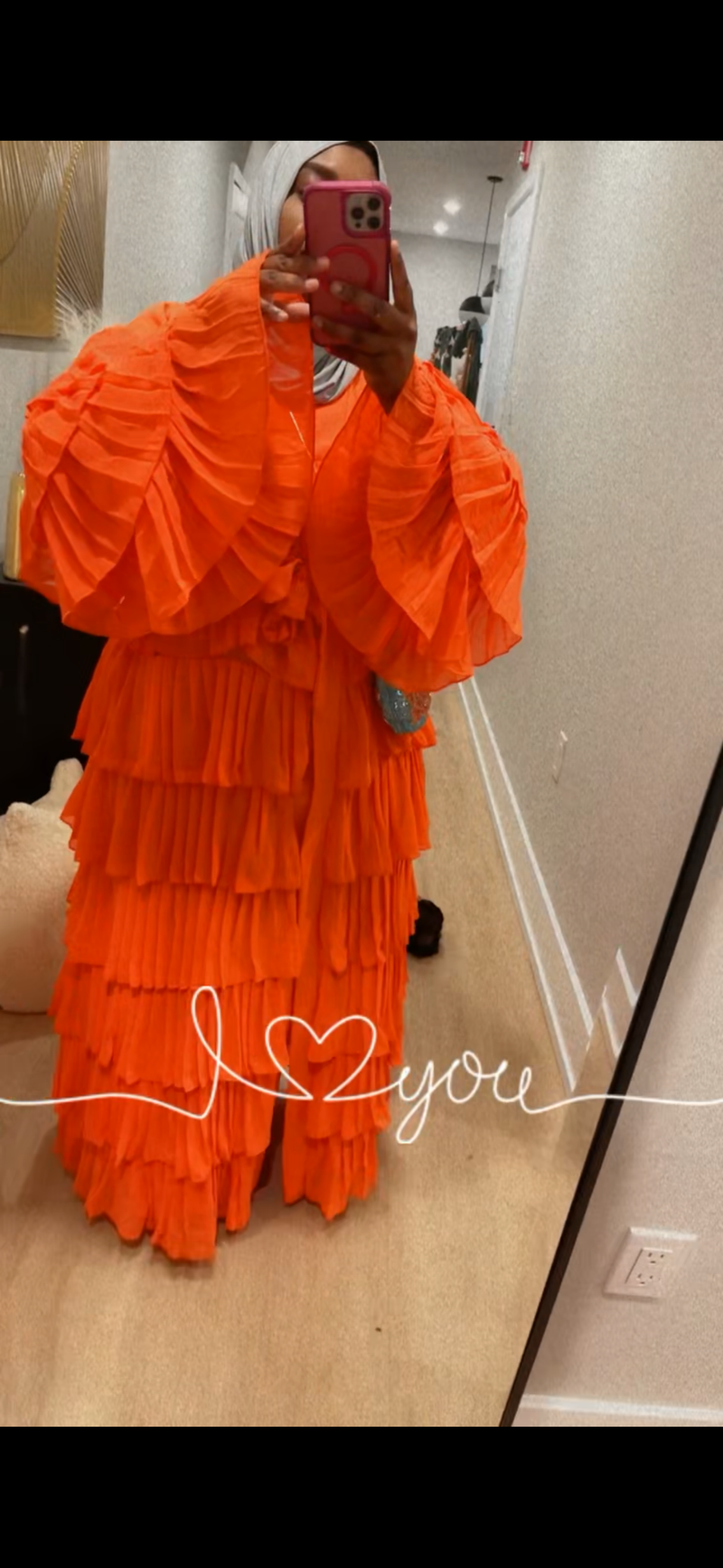 RUFFLE ABAYA